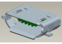 MICRO USB 5P PH 0.65 H 2.50MM 4SMT TYPE WITH POST